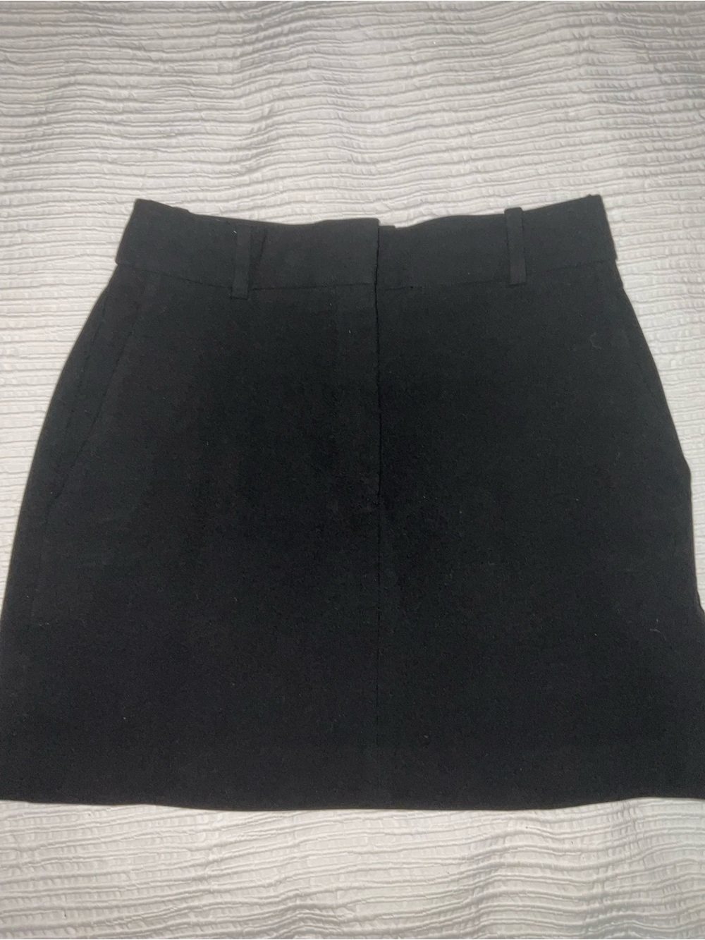Babaton Black Tailored Mini Skirt